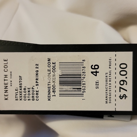 Kenneth Cole Golf size 46  Men's Cream Shorts NWT! - Picture 7 of 11